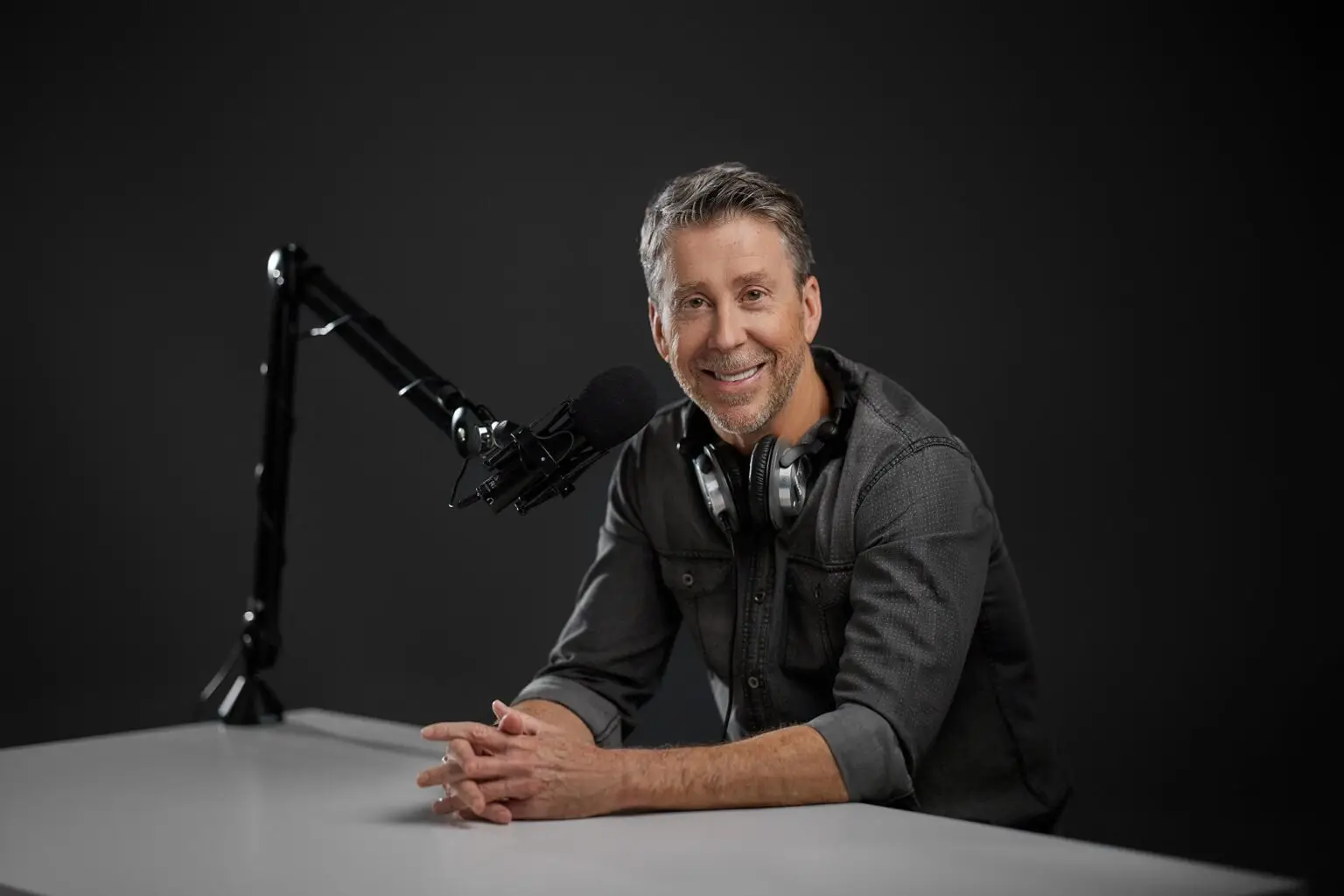 Branding portrait of a podcast host