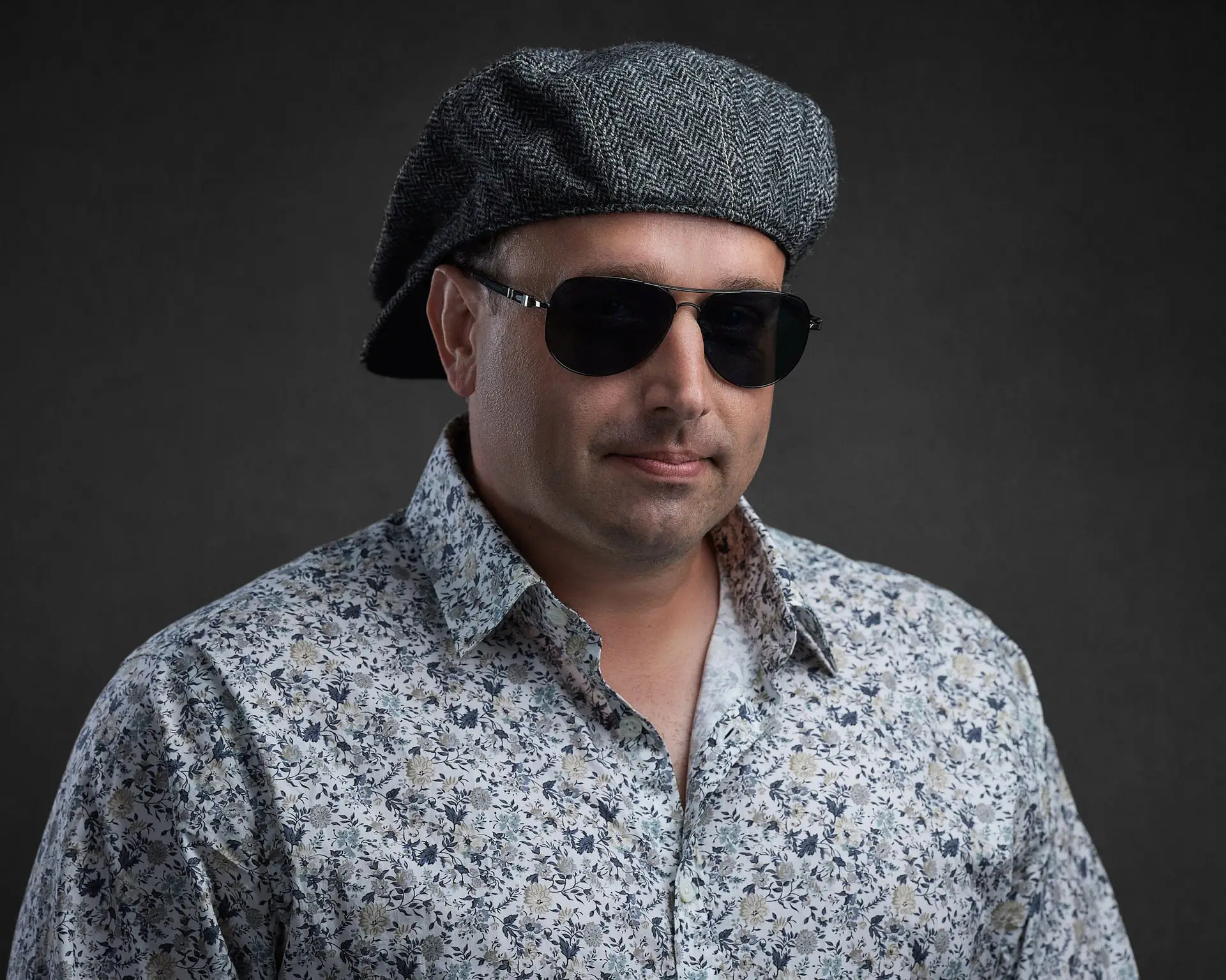 Cool character headshot with sunglasses