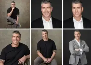 business owner branding portraits collage in our Orange County Studio